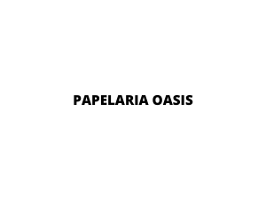 PAPELARIA OASIS